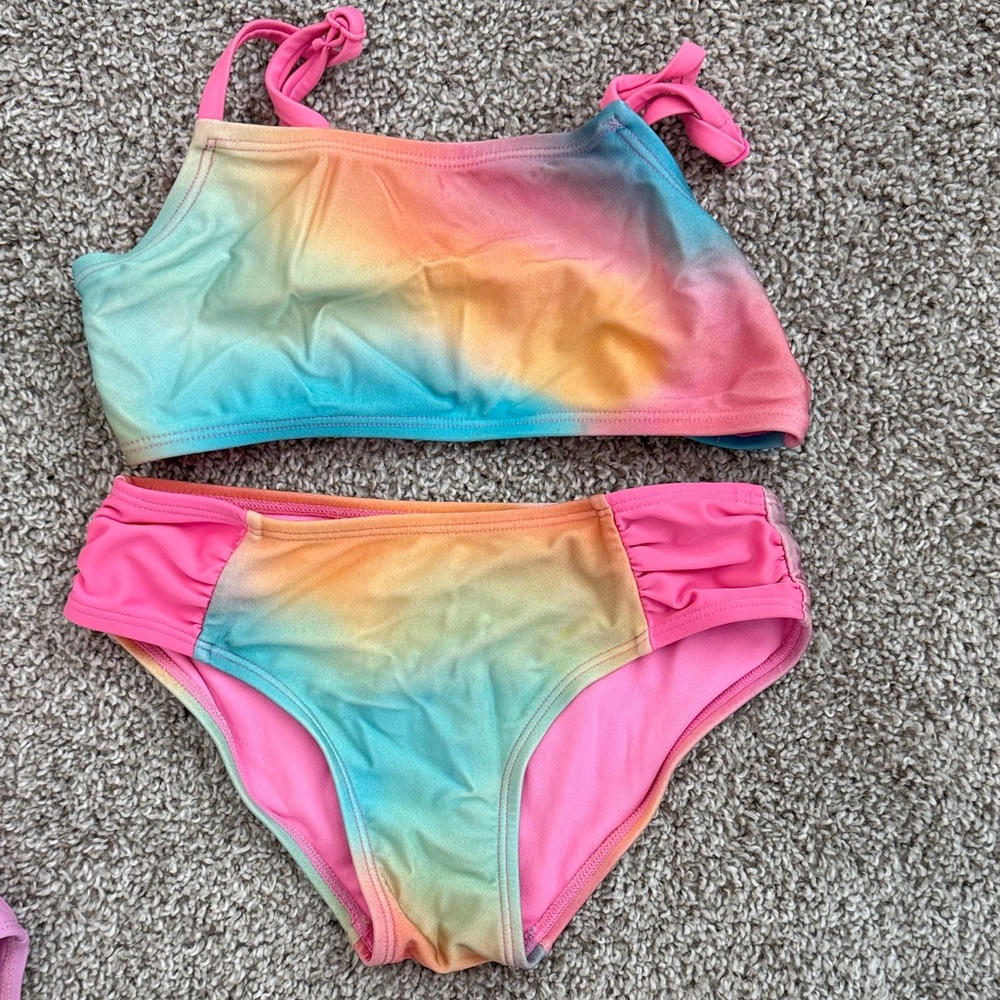 Cat & Jack Rainbow Kids Bikini